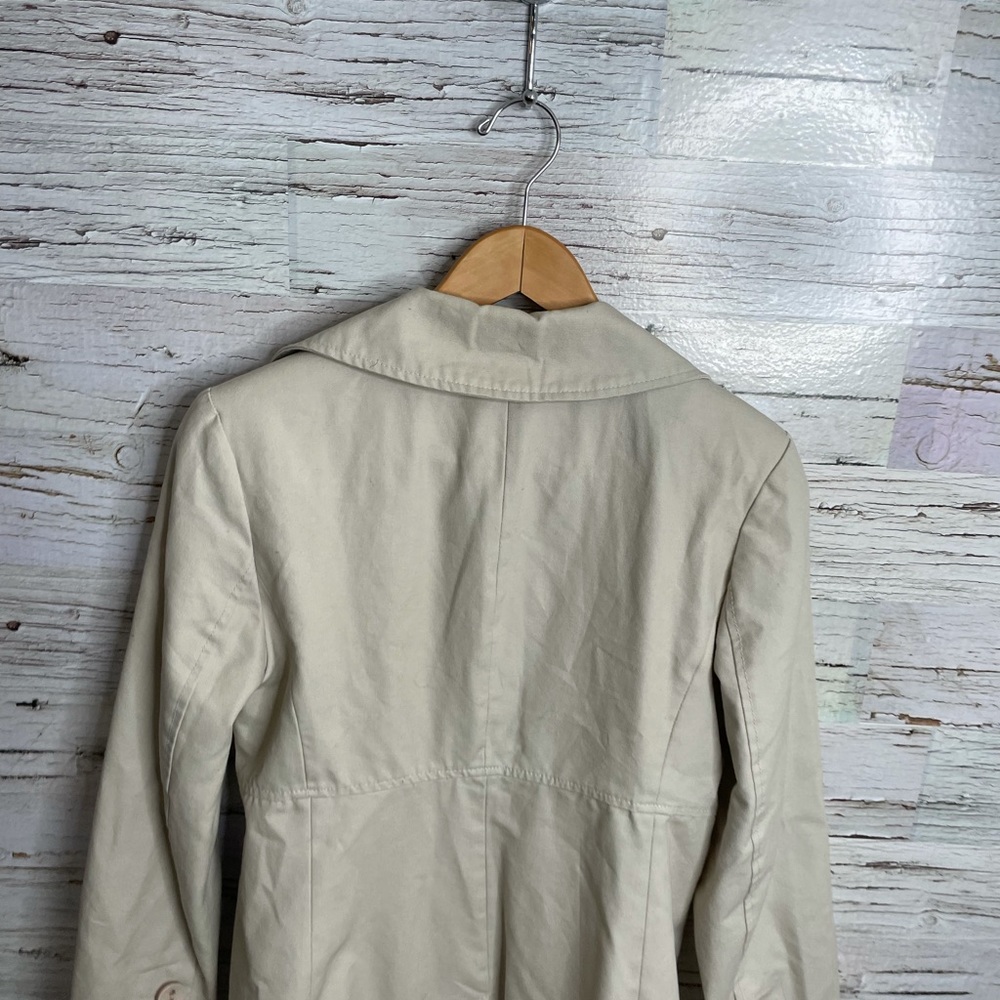 Roxy Women's Cream Trench Coat - Picture 9 of 12
